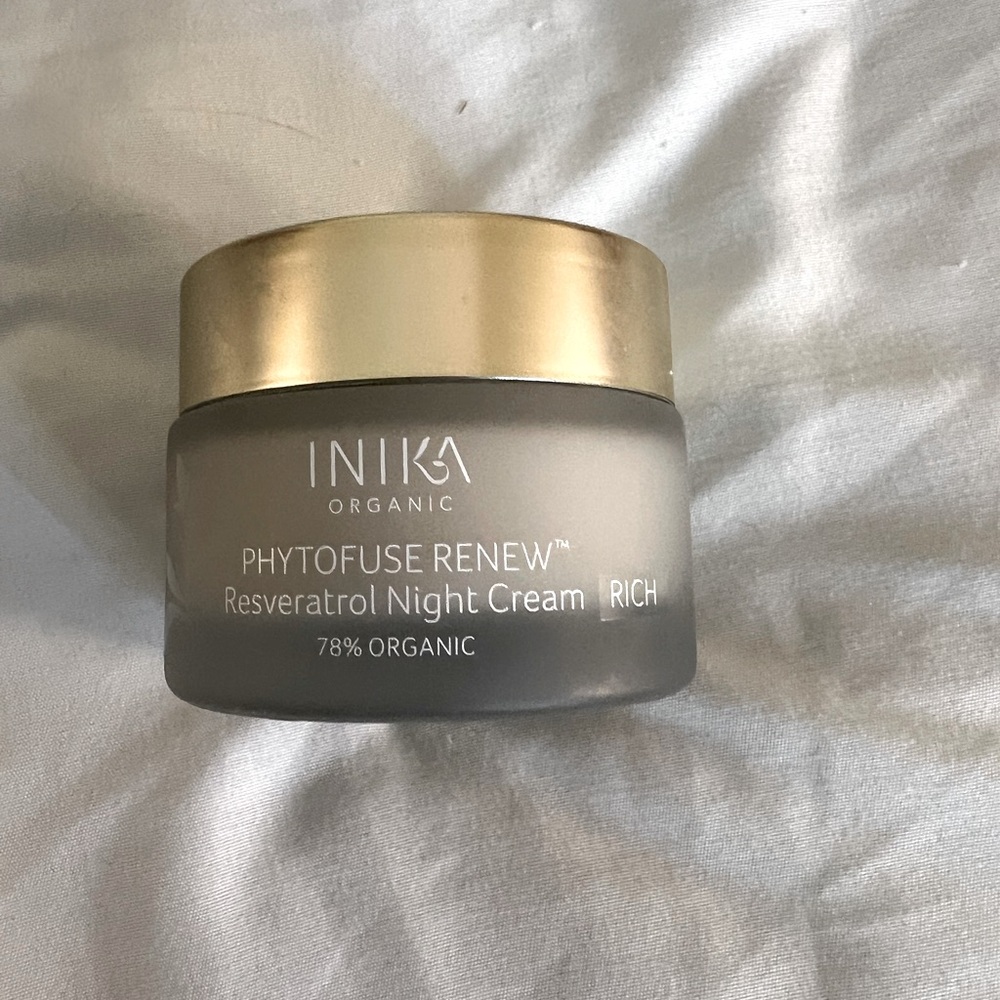 inika organic phytofuse resveratrol night cream tried once